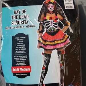 Day of the Dead Señorita Adult Medium Costume